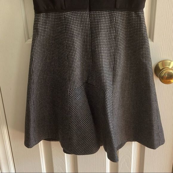 J Crew Checkered Flutter Dress wool blend F5923 - Picture 10 of 13